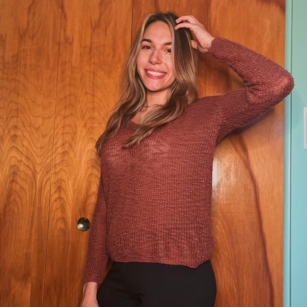 Open back Sweater